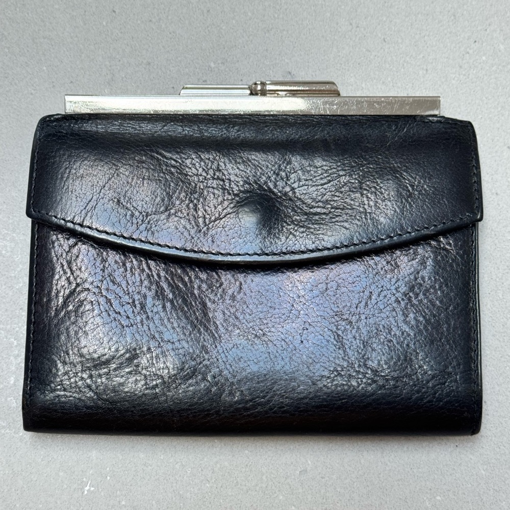 Sleek Black Leather Wallet